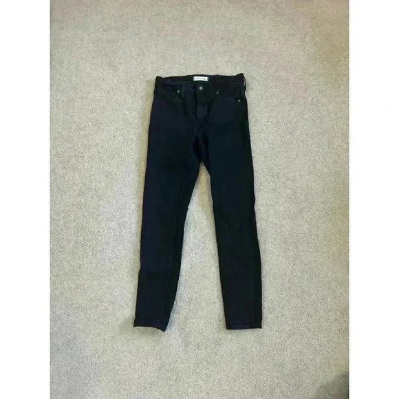 Madewell 10 inche high rise skinny black jeans in size 27 - Picture 1 of 8